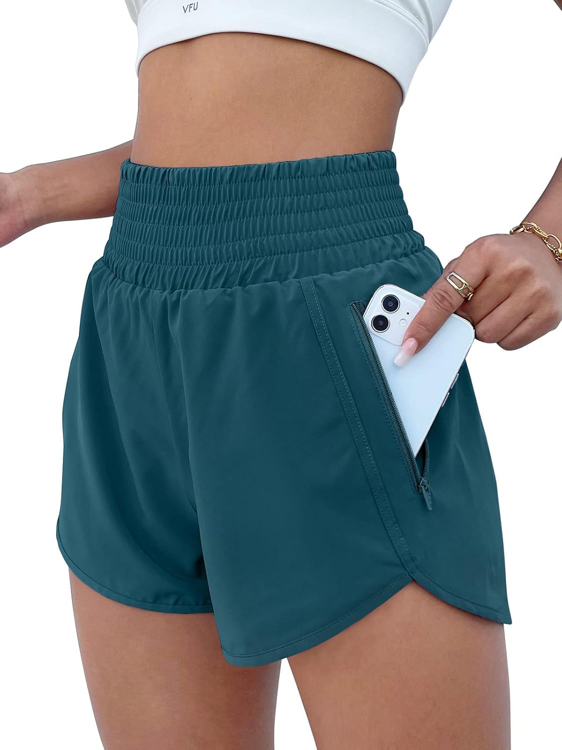 Women's High Waisted Athletic Shorts