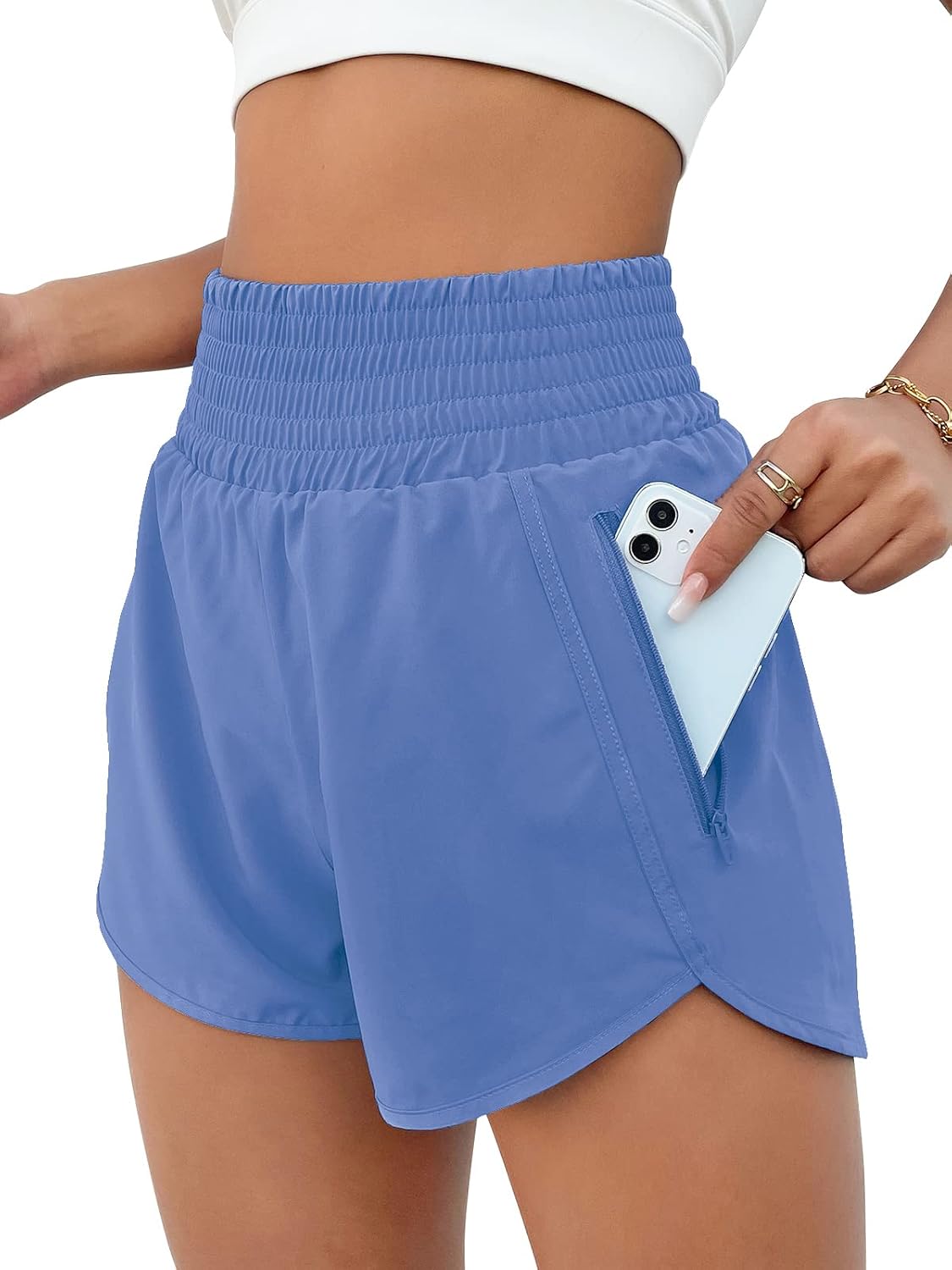Women's High Waisted Athletic Shorts