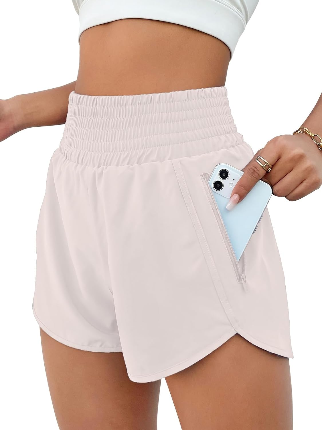 Women's High Waisted Athletic Shorts