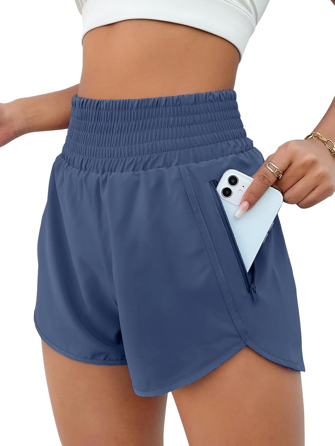 Women's High Waisted Athletic Shorts