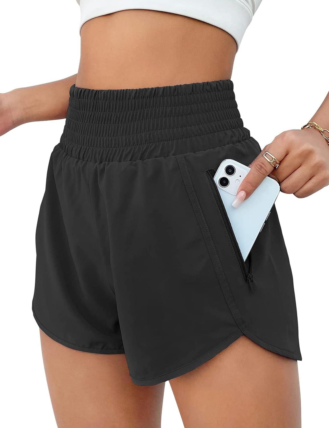 Women's High Waisted Athletic Shorts