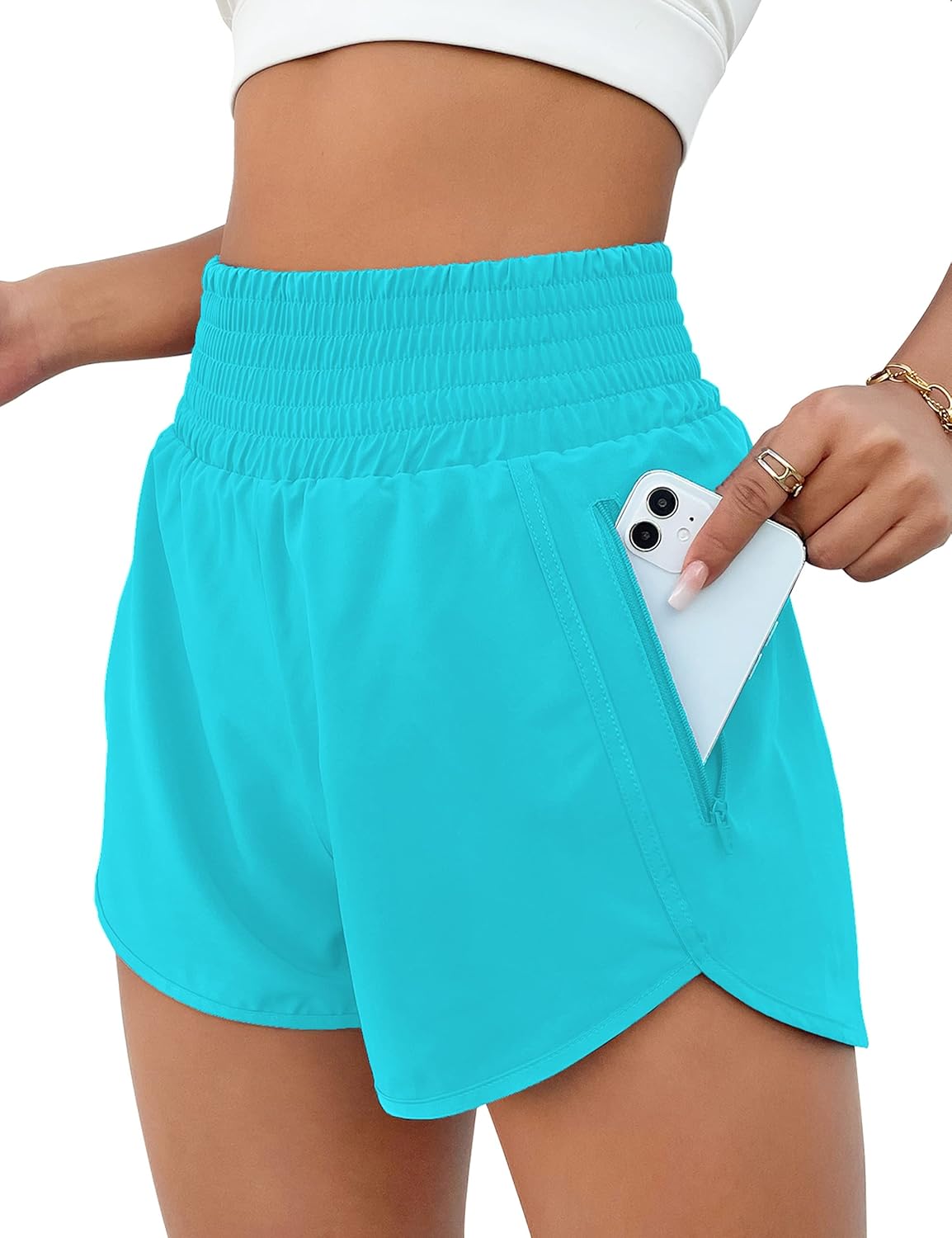 Women's High Waisted Athletic Shorts