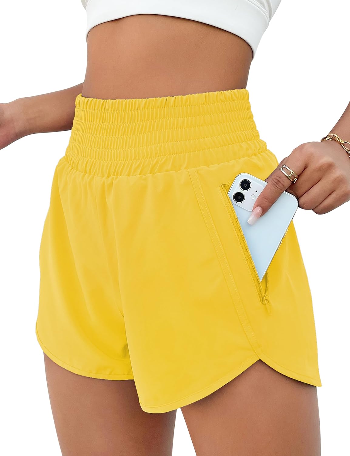 Women's High Waisted Athletic Shorts