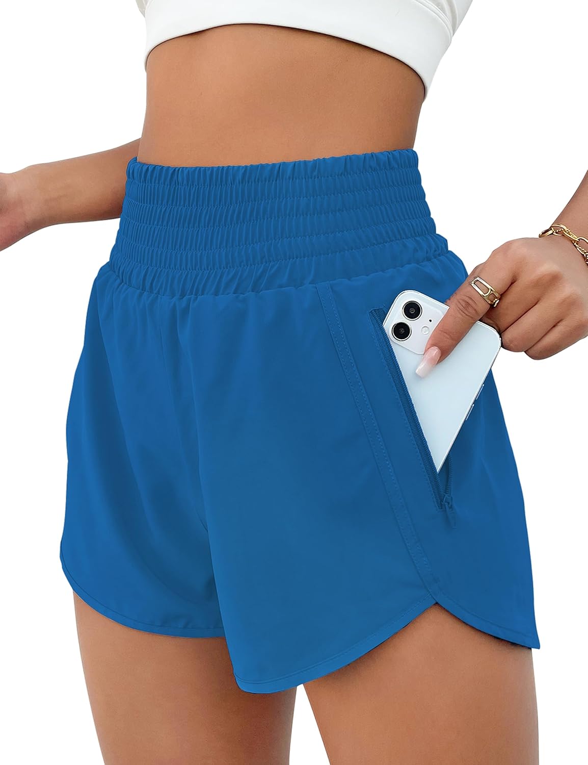 Women's High Waisted Athletic Shorts
