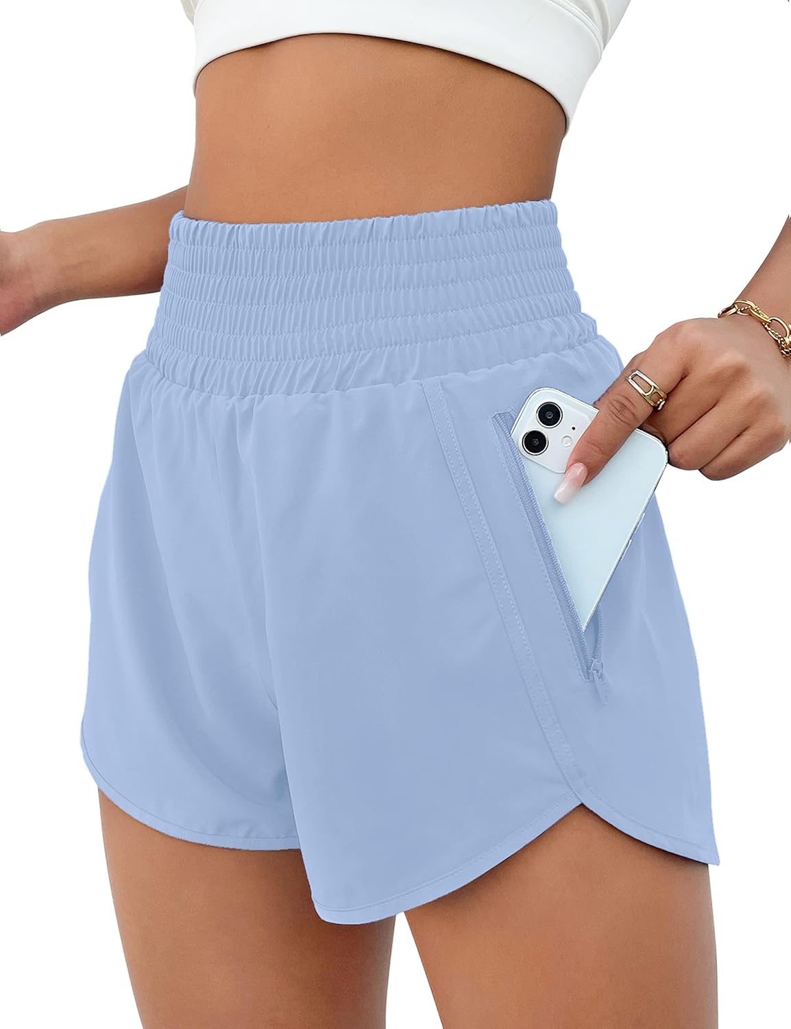 Women's High Waisted Athletic Shorts