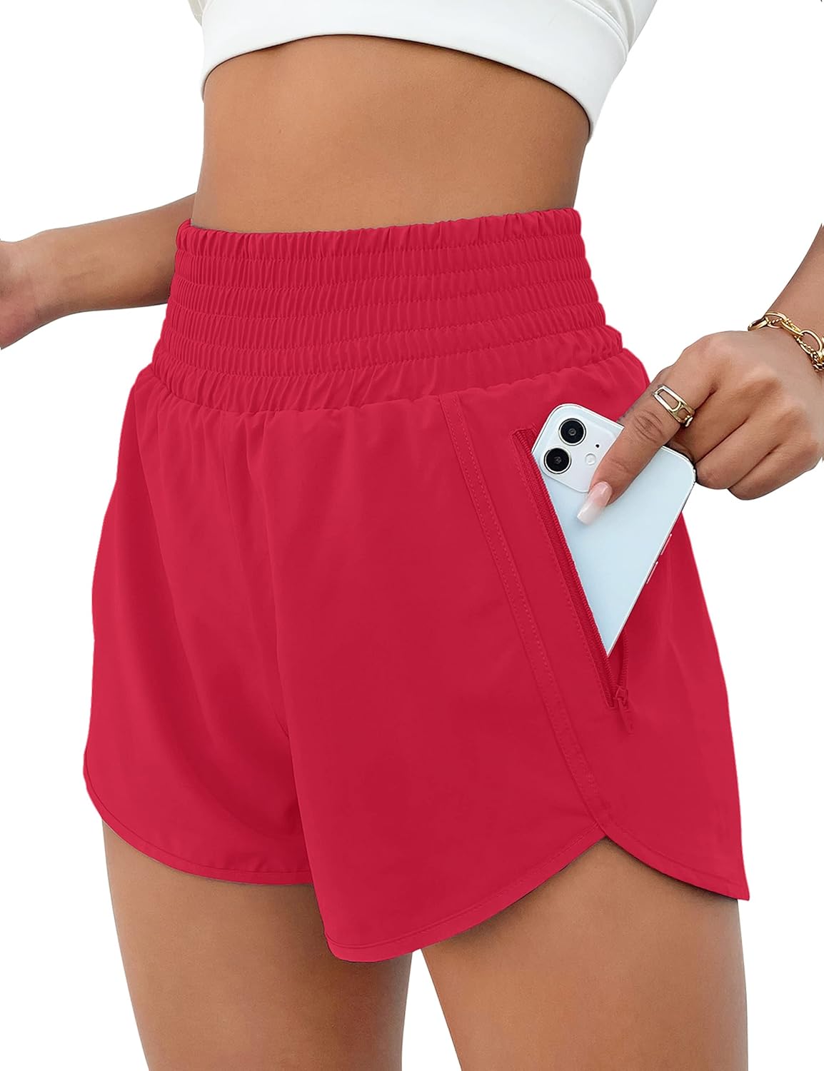 Women's High Waisted Athletic Shorts
