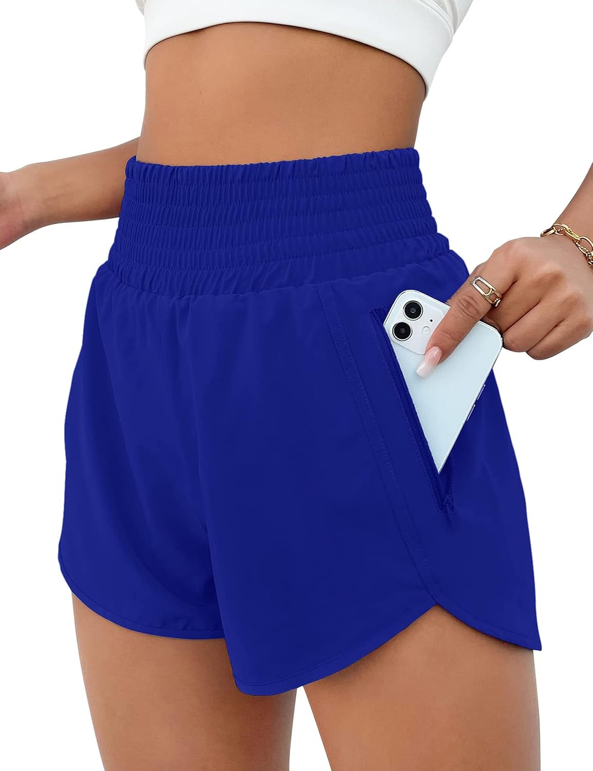 Women's High Waisted Athletic Shorts