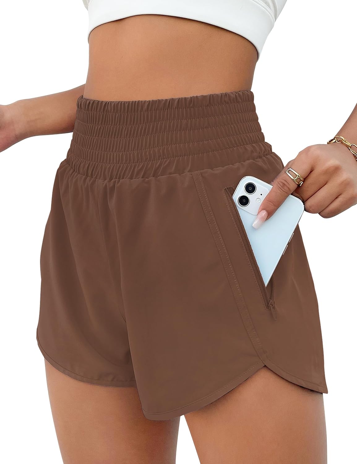 Women's High Waisted Athletic Shorts