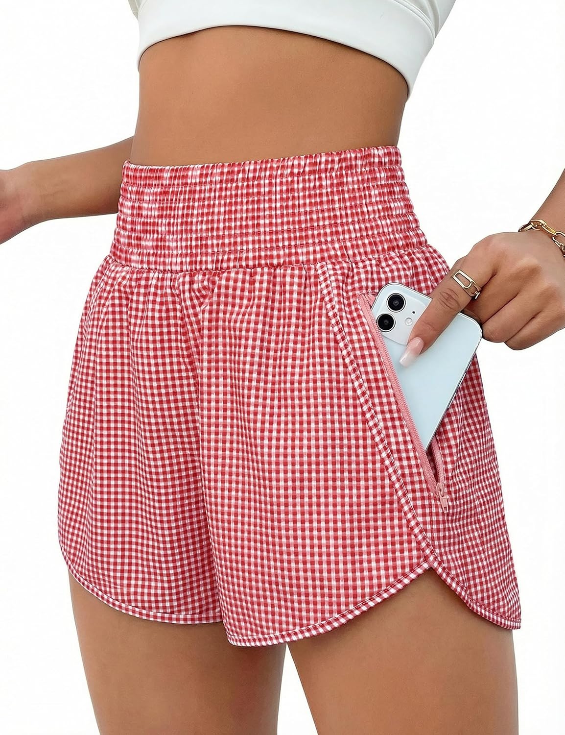 Women's High Waisted Athletic Shorts