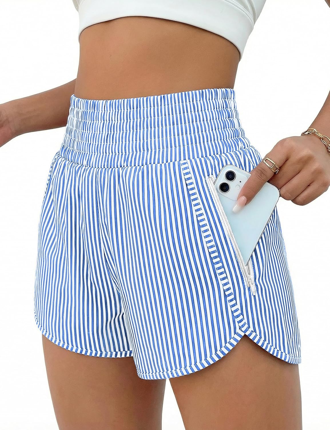 Women's High Waisted Athletic Shorts