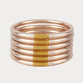 Budhagirl Champagne All Weather Bangles® (Set of 6)