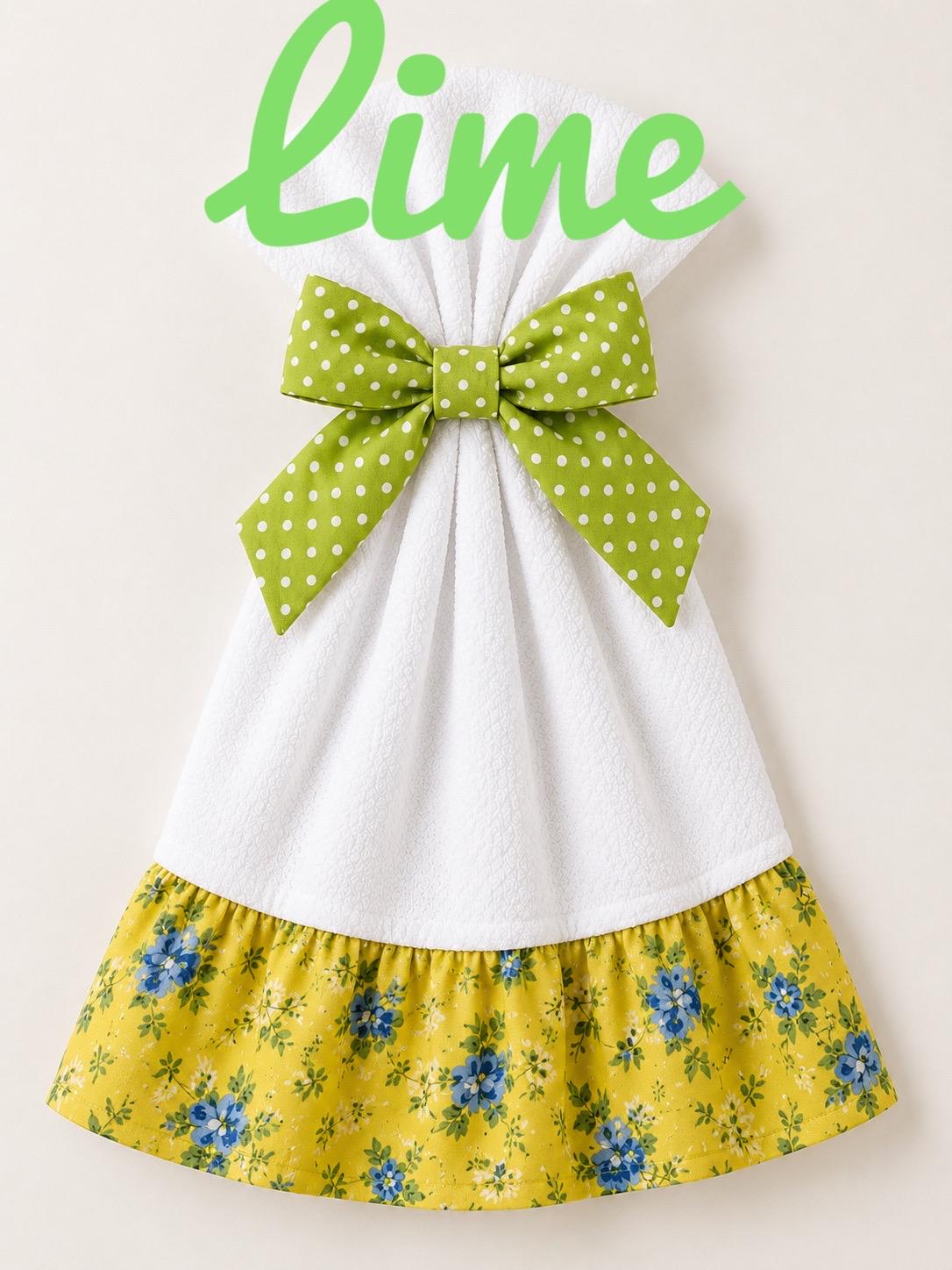 Personalized Monogram Hanging Kitchen Towel