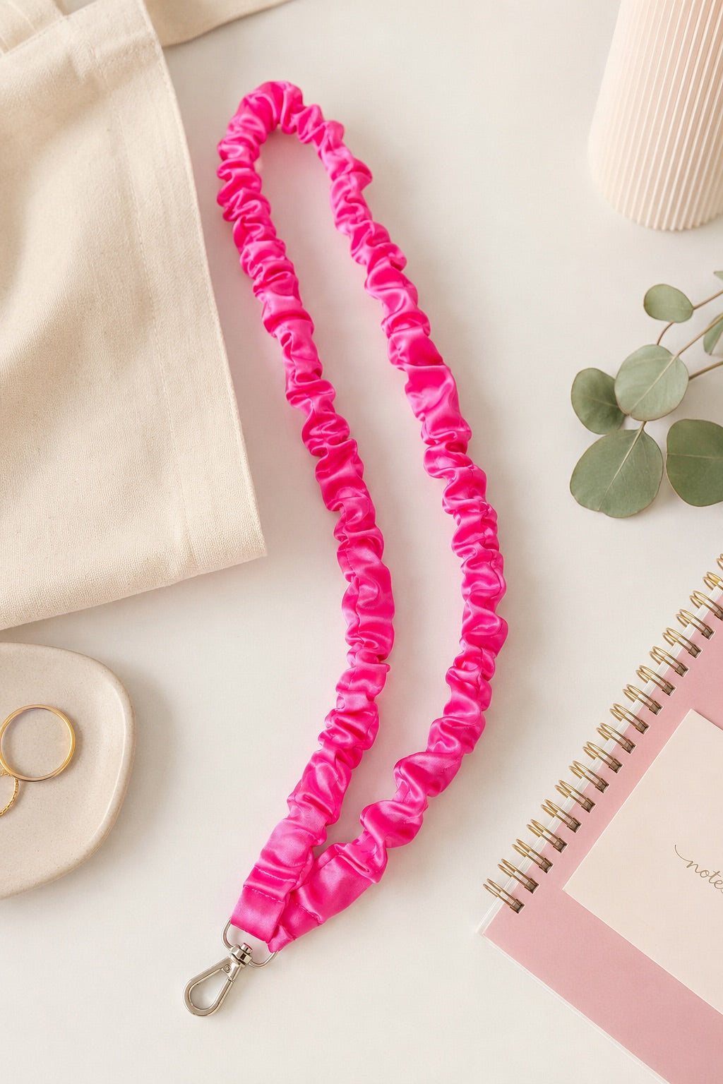 Scrunchie Keychain Wristlet