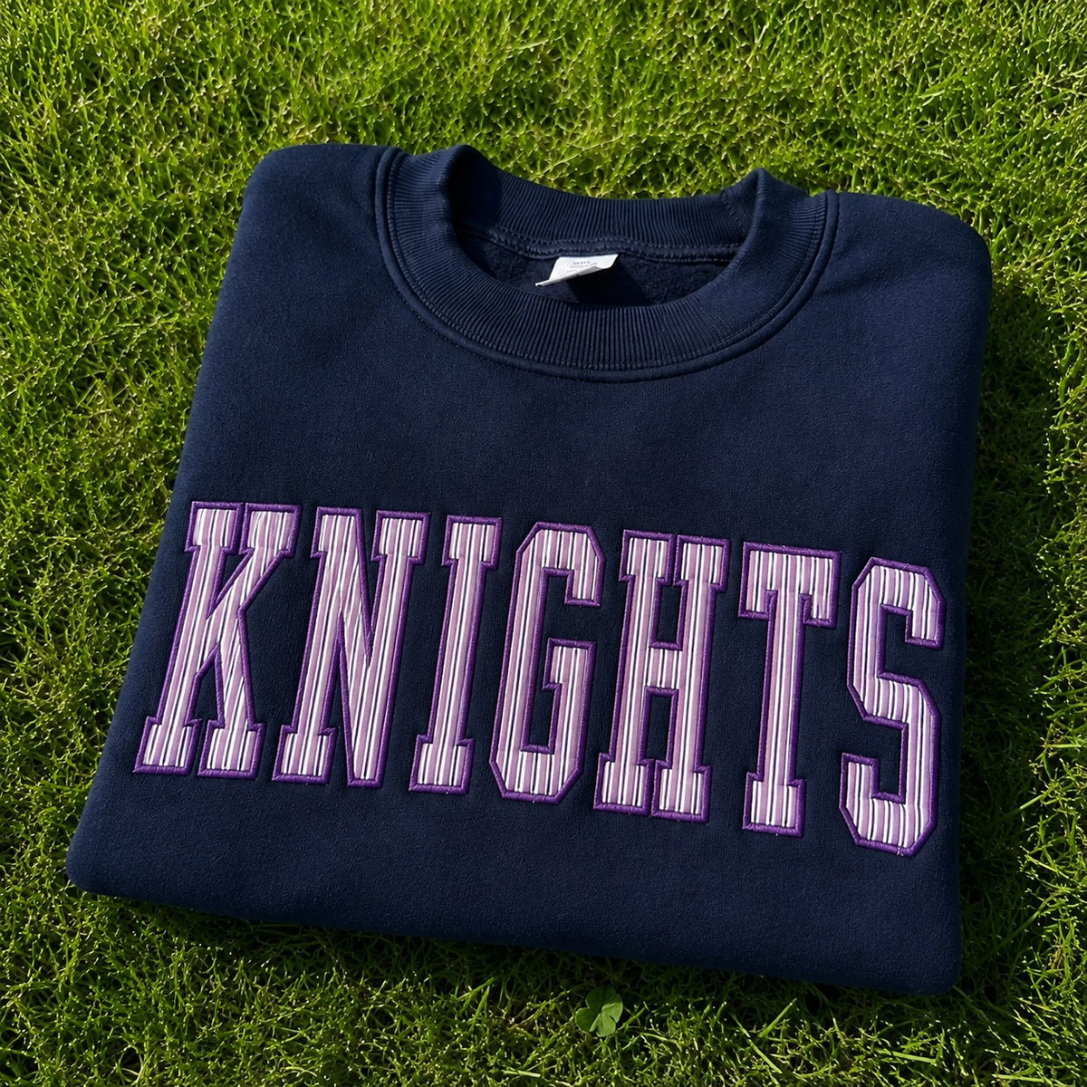 Custom Pinstripe Appliqué T-Shirt