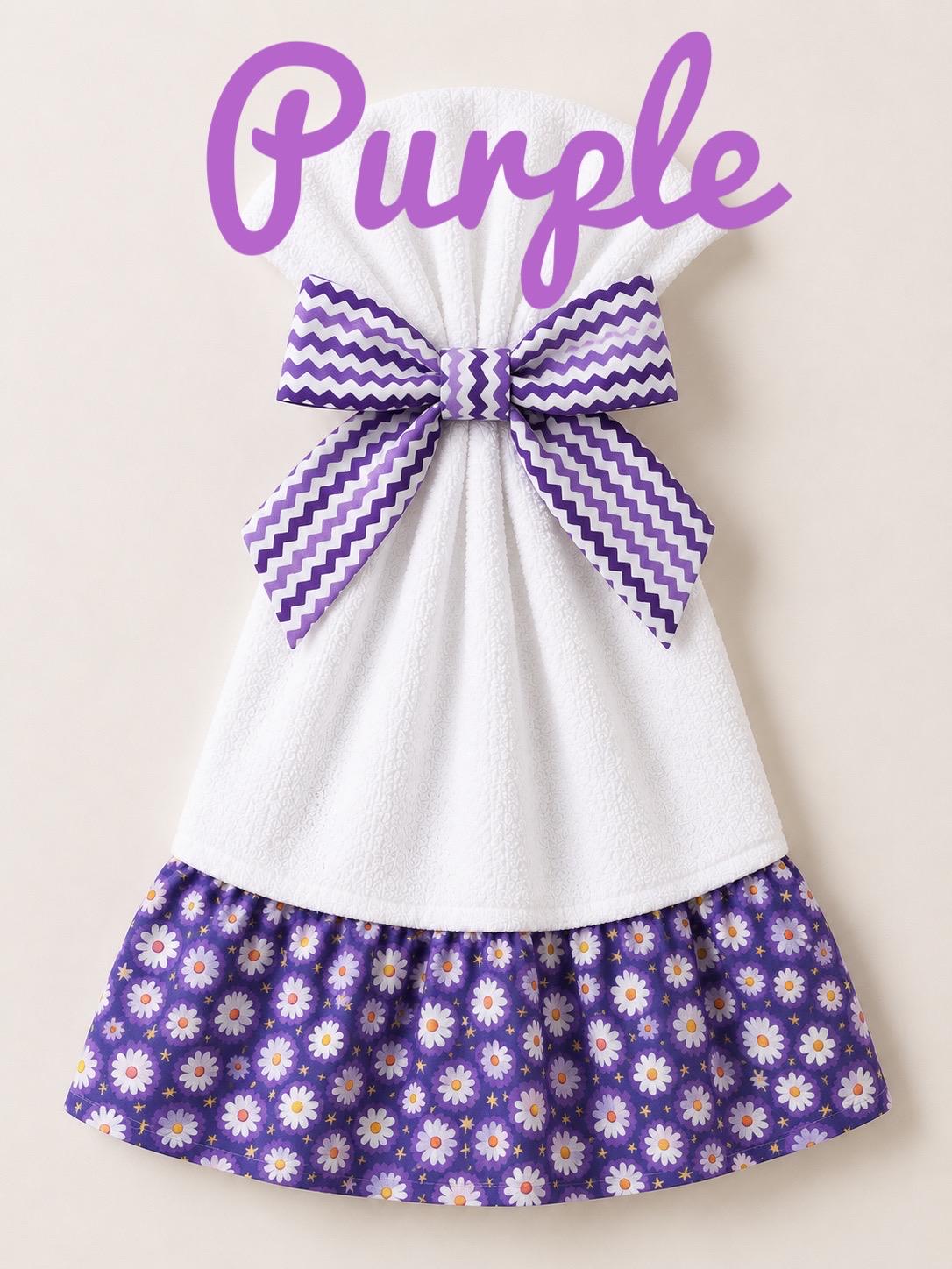 Personalized Monogram Hanging Kitchen Towel