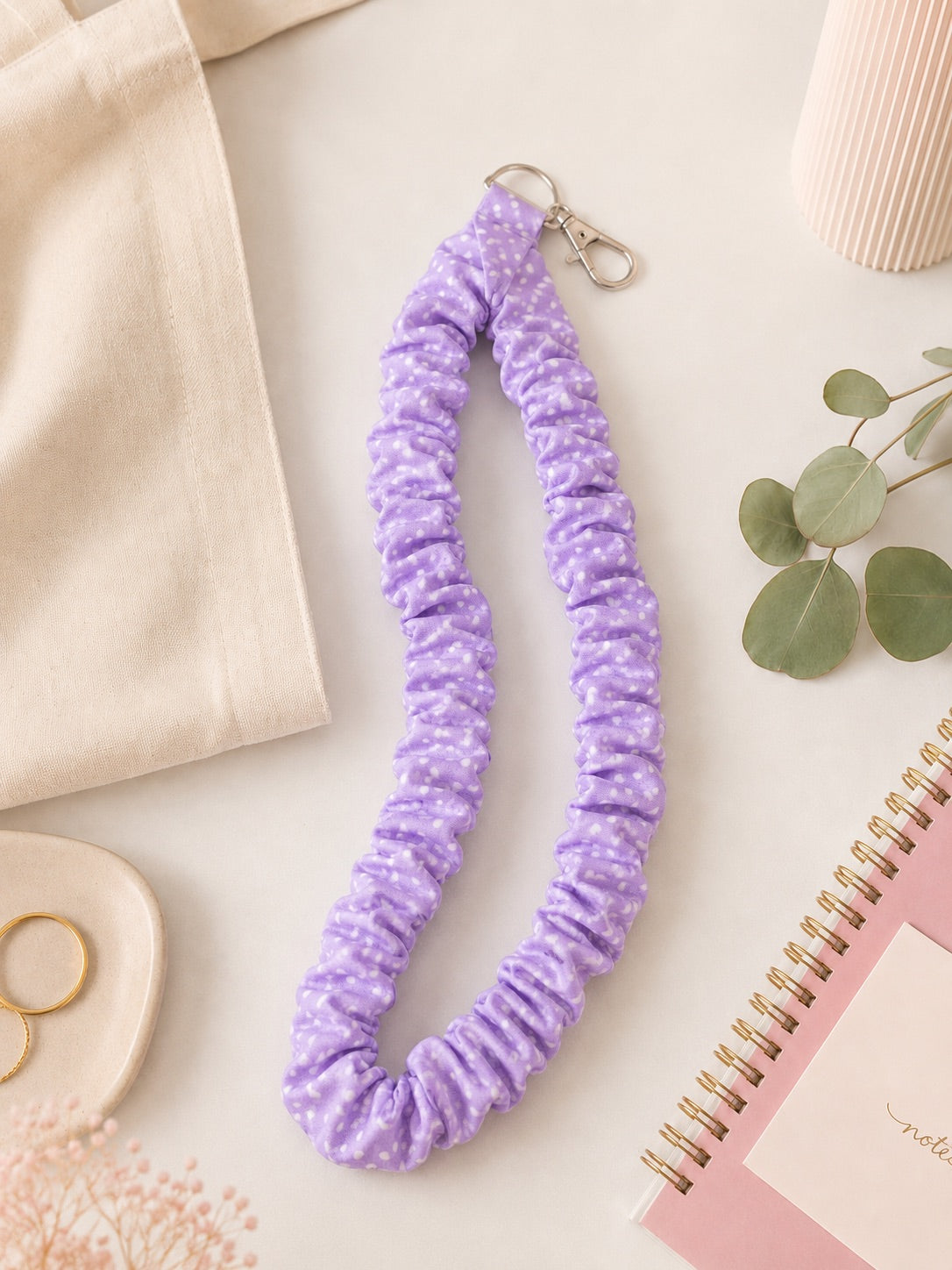 Scrunchie Keychain Wristlet