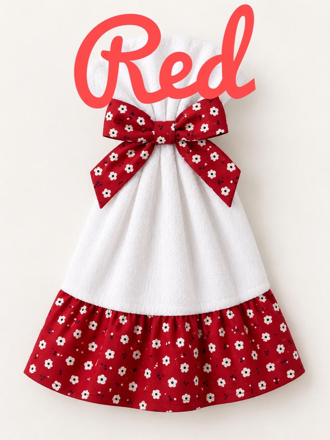 Personalized Monogram Hanging Kitchen Towel