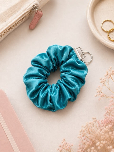 Scrunchie Keychain Wristlet