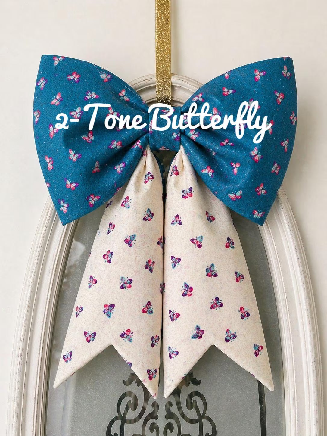 Handmade Quilted Fabric Door Bow