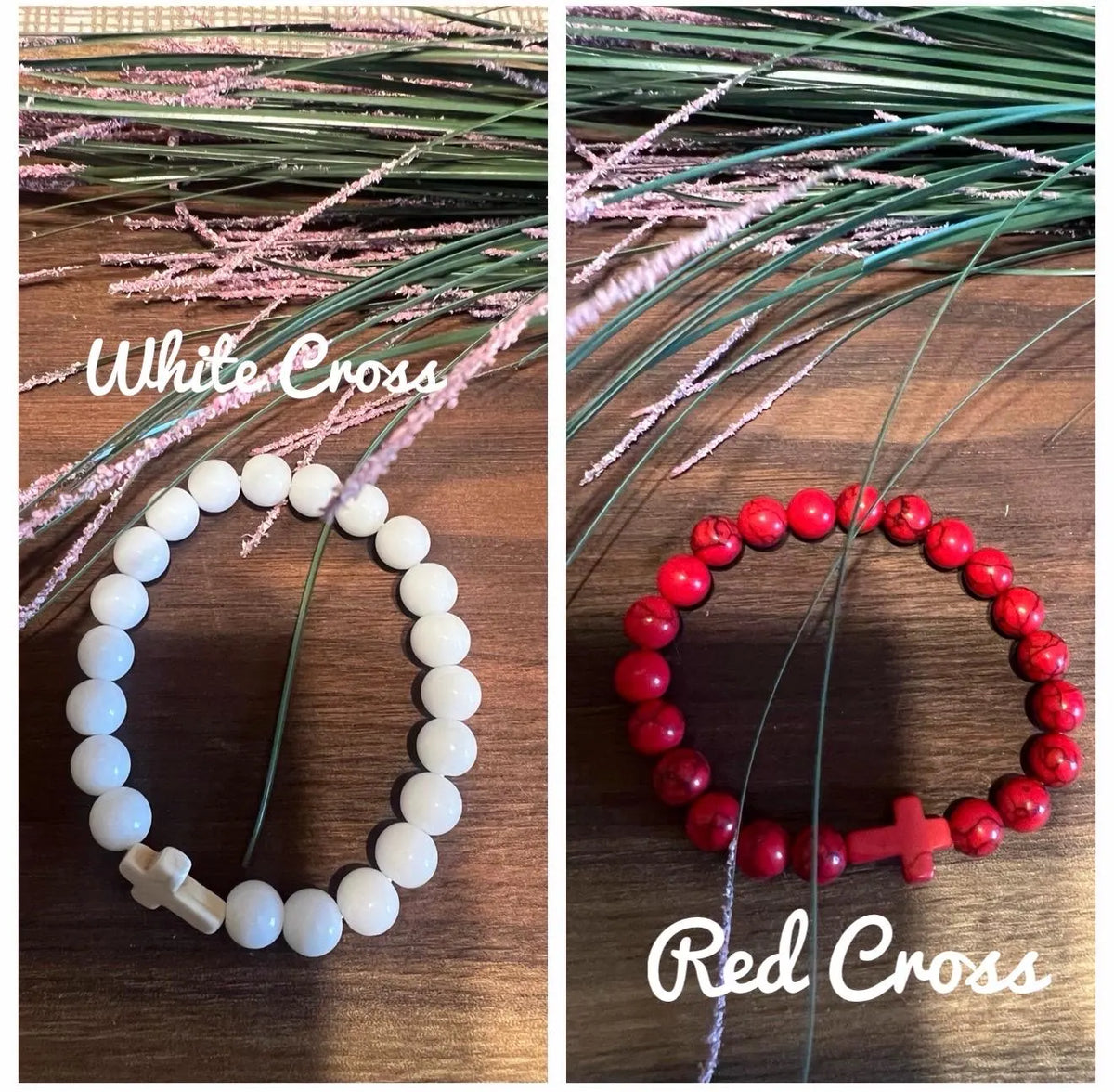 Saint Benedict -Handmade Beaded Stretch Bracelets